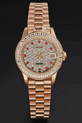 Rolex Datejust Rose Gold Surface 25 mm Women Watch-RD3849