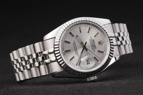 Rolex Datejust Stainless Steel Cutwork Watch-RD2390