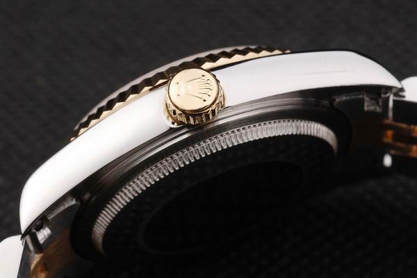 Rolex Datejust Stainless Steel Golden Surface Watch-RD2385
