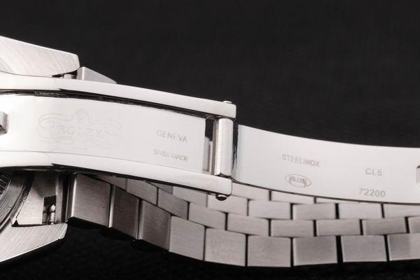 Rolex Datejust Stainless Steel White Cutwork Watch-RD2389