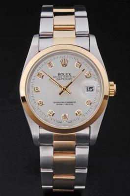 Rolex Datejust Stainless Steel White Watch-RD3875