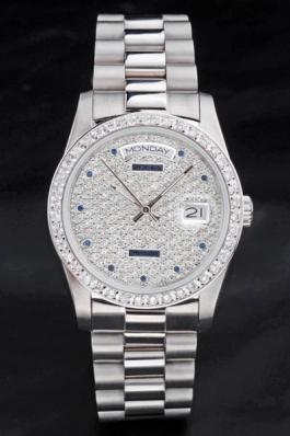 Rolex Day-Date Diamond Cutwork 37mm Men Watch-RD3841