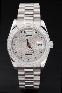 Rolex Day-Date Diamond Round Cutwork Watch-RD2429