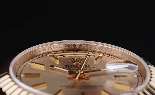 Rolex Day-Date Golden Surface Cutwork Men Watch-RD3838