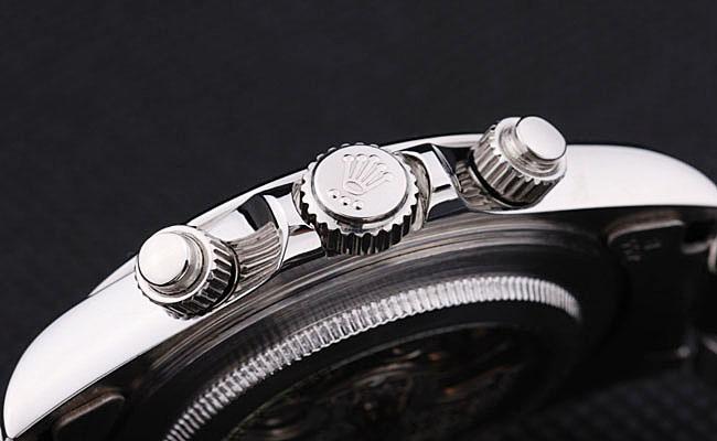 Rolex Daytona Mechanism Stainless Steel White Men Watch-RD3886