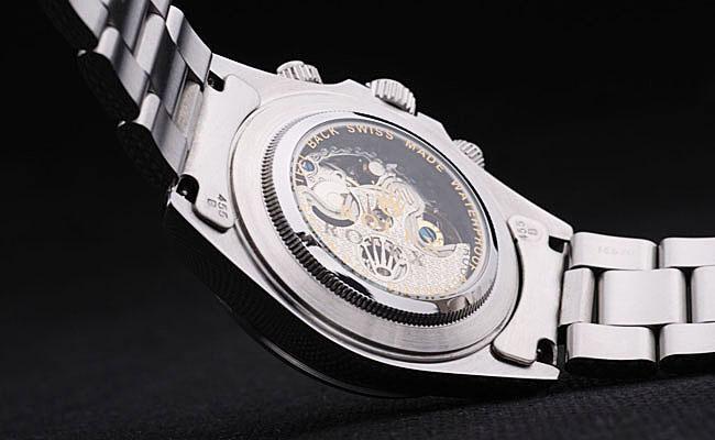 Rolex Daytona Mechanism Stainless Steel White Men Watch-RD3886