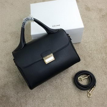 Celine Piccolo Top Handle Bag in pelle originale C20135S nero