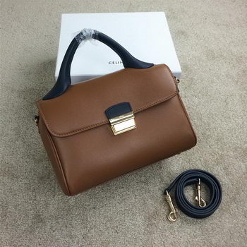 Celine Piccolo Top Handle Bag in pelle originale C20135S grano