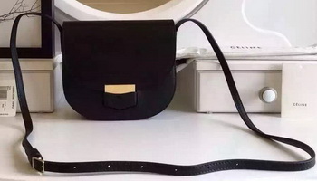 Celine Trotteur Borsa in pelle liscia nera CTA4298