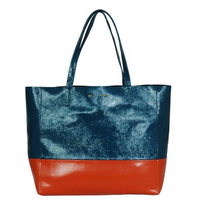 Celine Blue Orange Borse di pelle di pecora