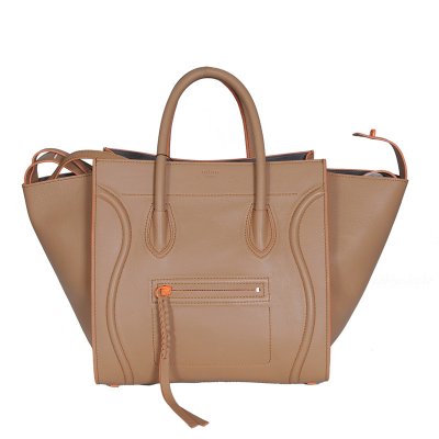 Celine Boston Albicocca bovina Borse