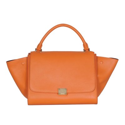 Celine Classic Arancione Borse pelle di vacchetta