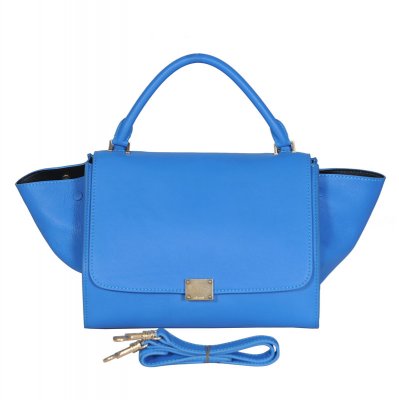 Celine Classic Blue Borse in pelle bovina