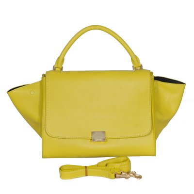 Celine Classic Giallo Limone Borse in pelle di vacchetta