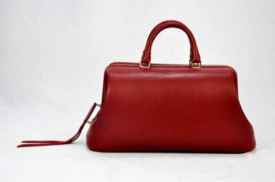 Celine Medico Grande Struttura 88.038 sacchetto rosso