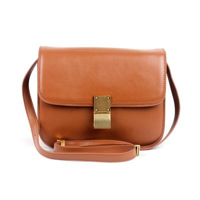 Chiusura Celine Classic Box Bag Media Albicocca