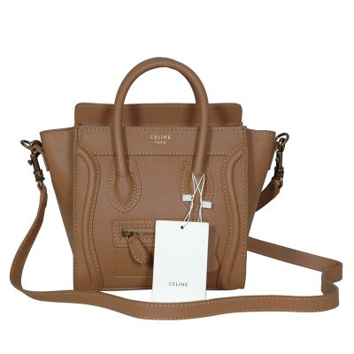 Celine Boston Bag Albicocca Sorriso vacchetta