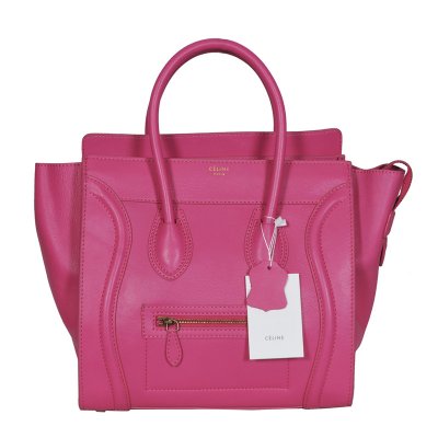 Celine Boston Bag Cuoio Rosa Sorriso