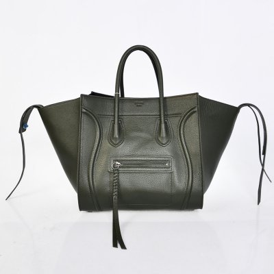 Celine Boston bovina Grigio Scuro Borse