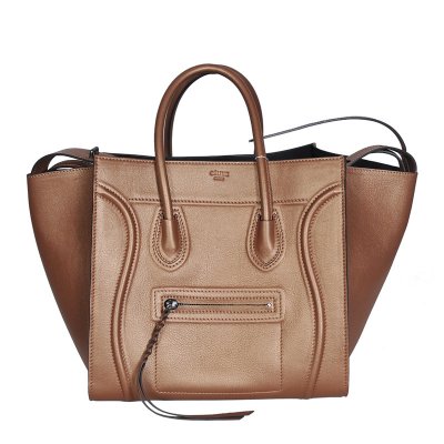 Celine Boston Tan bovina Borse