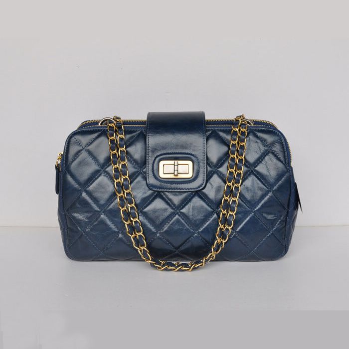 Chanel Shoulder Borse A3996 Royal blue