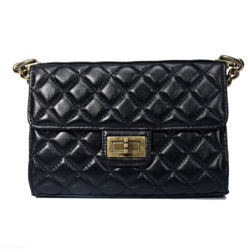 Chanel Classic Flap Borse pelle di pecora A61548 Nero