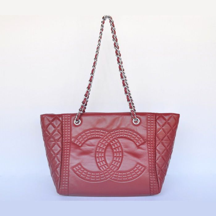 Chanel Tote Borse pelle di pecora A30175 Bordeaux