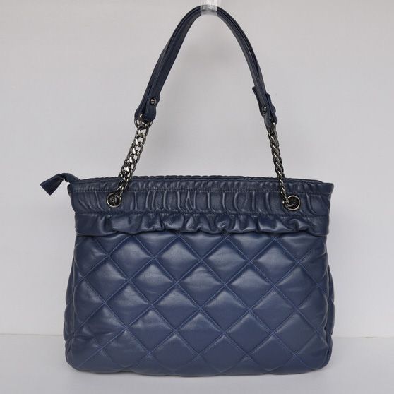 Chanel Shoulder Borse A61715 Royal blue