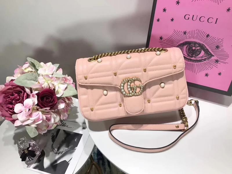 GUCCI Marmont 443497 26cm (1) Borse