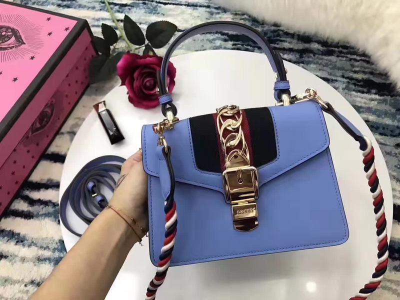 GUCCI 2017 Sylvie 470270 19cm Borse