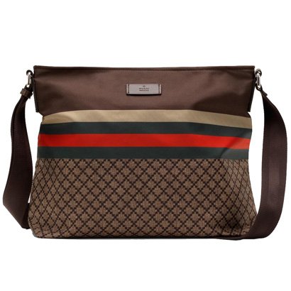 Gucci 270.410 F951N 8636 Media Messenger Bag Beige / Marrone