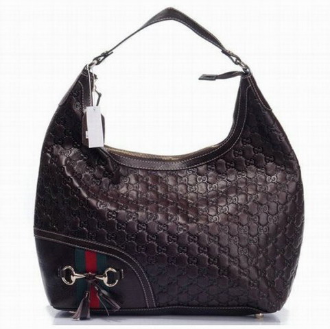 Gucci Outlet Medium Hobo Bag 232968 Marrone