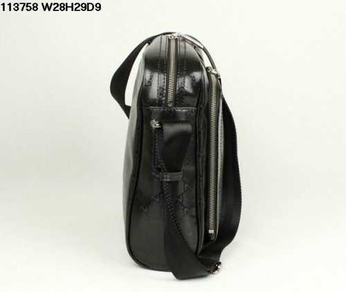 Gucci 113.758 Nero Impermeabile Borse Messenge