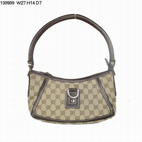 Gucci Outlet 130939 GG tessuto borsa piccola a tracolla Brow Alb