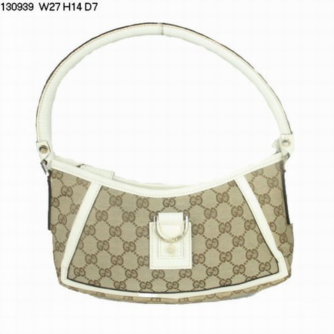 Gucci Outlet GG Abbazia Piccola Borsa a tracolla 130939 Bianco