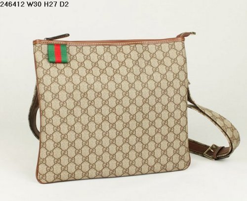 Gucci 246412 FCIXG 8527 luce Light Brown Bag Trim