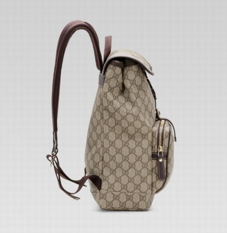 Gucci Medium Backpack 246103 in Beige / Marrone