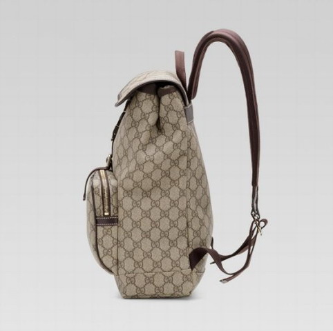 Gucci Medium Backpack 246103 in Beige / Marrone