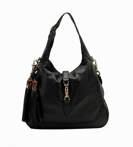 Gucci Outlet New Jackie Medium Borsa Tracolla 246907 Nero