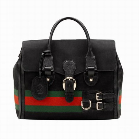 Gucci Heritage grande Boston Bag 247572 Nero