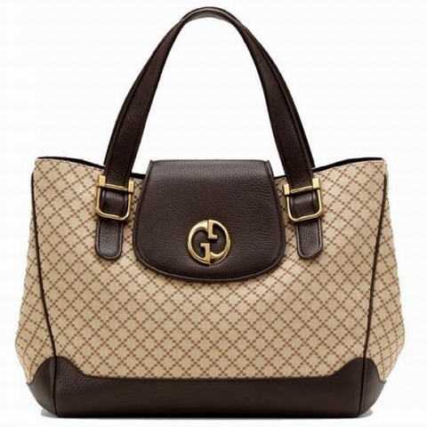 Gucci 1973 Medium Tote 251826 Beige / Marrone