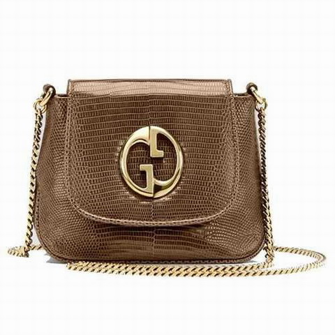 Gucci Outlet 1973 Piccola Borsa a tracolla 251821 Light Brown