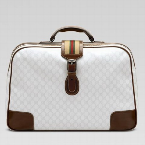 Gucci Outlet borsa da viaggio 232722 in Bianco