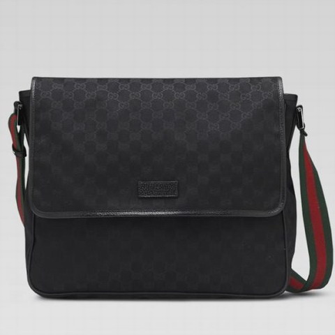 Gucci Medium Messenger Bag 233052 in nero