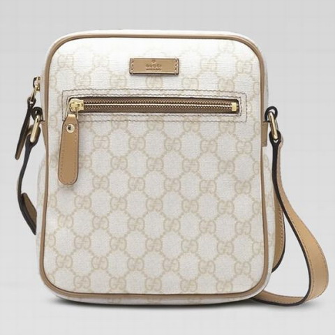 Gucci Borsa a tracolla 233268 in Bianco / Sabbia