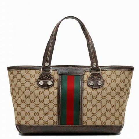 Gucci Sunset Medium Tote 232973 Beige / Marrone