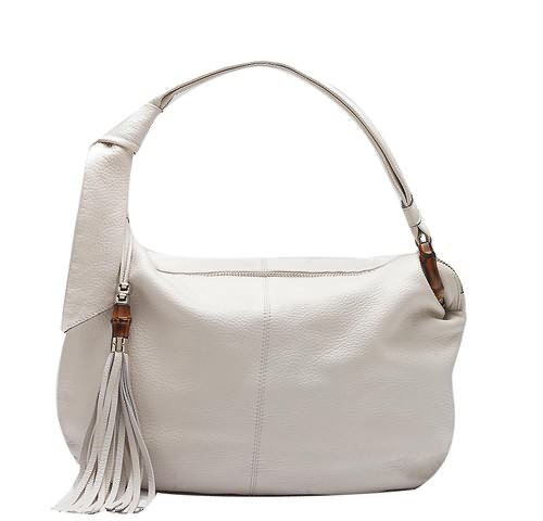 Gucci Outlet Jungle Medium Hobo 232930 Bianco