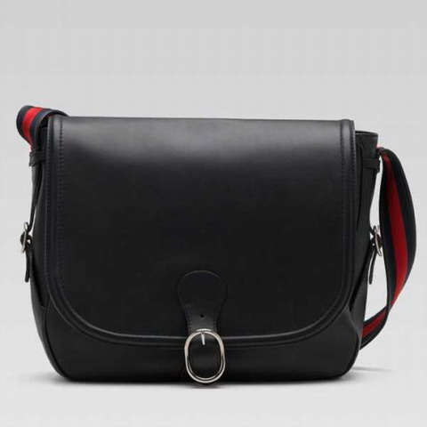 Gucci Large Bag Messenger con marchio impresso 258.651 in Dark