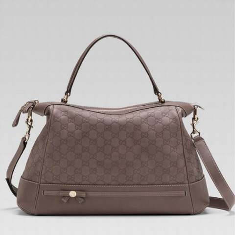Gucci Mayfair Grande Top Handle Bag 257349 in Mauve