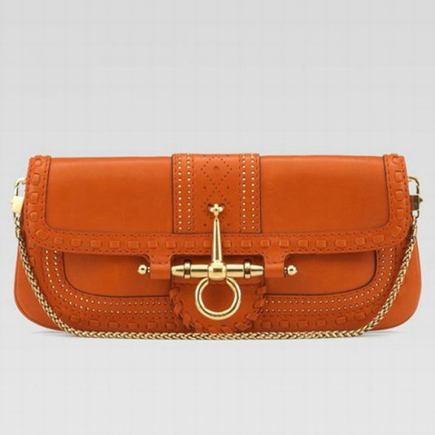 Gucci Snaffle Bit Evening Bag 263984 a Orange